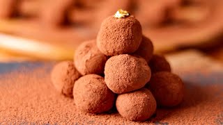 Chocolate Truffles  2 Ingredients Recipe Velvety Smooth amp So Chocolatey [upl. by Ikilisav]