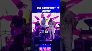 De La Ghetto y Randy cantando Sensación del Bloque en vivo [upl. by Refeinnej]