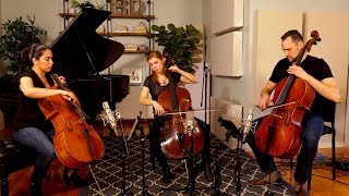 Bach Cello Suite No 1 Sarabande for Three Cellos [upl. by Gnilhsa]