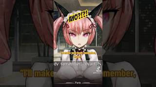 SHE’LL DO WHAT 😳 anime memes animeshorts animes visualnovel animegirl voiceover funny [upl. by Annekcm]