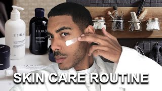 SKIN CARE ROUTINE HOMME simple et rapide  😉 [upl. by Nhepets]