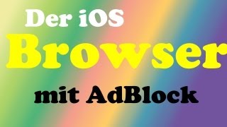 Der iOS Browser mit AdBlock  Netzsuche [upl. by Furlong]