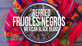 The Easiest Refried Black Beans Recipe [upl. by Zsamot627]