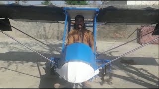 A man in Arifwala was arrested for flying a plane manufactured by himself [upl. by Irish]