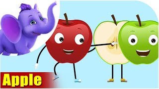 Seb  Apple Fruit Rhyme in Hindi [upl. by Grayson721]