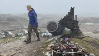 UNTOUCHED plane crash site WW2 American B29 shorts [upl. by Viens]