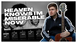 Heaven Knows Im Miserable Now  The Smiths Tutorial Guitar Lesson Tab [upl. by Akiemaj161]