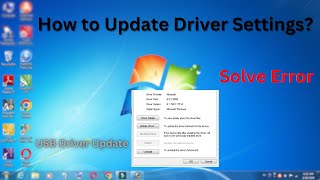 How to Update USB Driver in ComputerLaptop Windows Solve Error [upl. by Anecuza298]