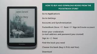 How to buy and download books from the PocketBook store [upl. by Xuaeb]