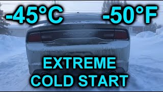 Extreme car cold start compilation 12 45C SiberiaCanada  Запуск двигателя в экстремальный мороз [upl. by Monroe]