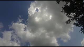 Hexacopter drone flight during variable wind speed [upl. by Ernesta534]