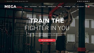 How to Make a Website for Gym Fitness Center or Yoga Center with WordPress amp Elementor 2023 [upl. by Niram]