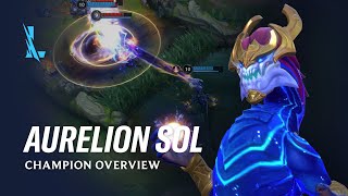 Aurelion Sol Champion Overview  Gameplay  League of Legends Wild Rift [upl. by Arten]