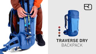 TRAVERSE DRY weatherproof alpine backpack  ORTOVOX [upl. by Ambler709]