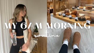 my 6am morning routine productive  selfcare  fall 2021 [upl. by Aihsenyt]