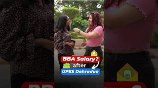 💥Salary Revealed BBAMBA UPES Dehradun🤩After BBA Job Opportunities Shorts BBA BBAJobs [upl. by Stine352]