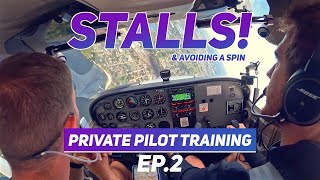 Stalls Flight Lesson amp How To Avoid A Spin  The Making Of A Pilot EP2 [upl. by Raffin]