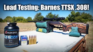 Testing Barnes TTSX Handloads in the CZ600 Range 308 [upl. by Enaed]