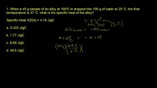 ACS Exam General Chemistry Energetics Ch5 1 [upl. by Nolad912]