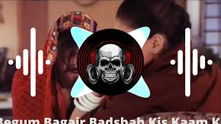 begum bagair badshah kis kaam ka remix song  choli ke peeche kya remix dj [upl. by Aznecniv]