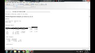 poisson random data poisson regression model using minitab [upl. by Medora337]