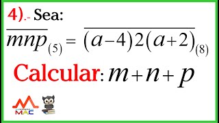 NUMERACIÓN  EJERCICIO 4  ARITMÉTICA [upl. by Admana]