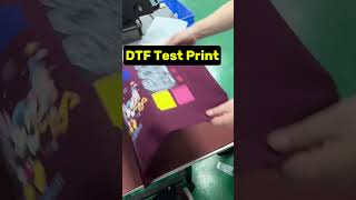 DTF Test Print [upl. by Esialb]