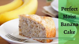 Banana cake recipe  Pinoy Style  Perfect Moist Banana Cake [upl. by Dnalloh]