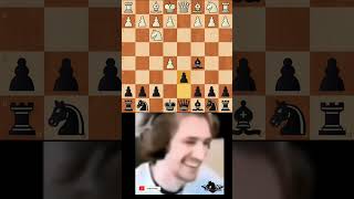 Englund Gambit chess brilliantmove chesscom viralshort [upl. by Gussman]