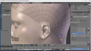 Blender Tutorials How to create a male haircut fast amp easy hair [upl. by Nyltyak765]