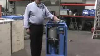 Hydrovane air compressor easy service demo by AIRVAC [upl. by Folsom]