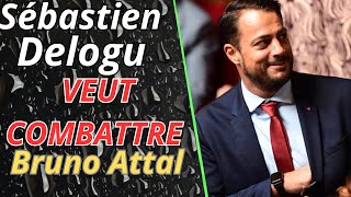 Sébastien Delogu  Député LFI veut COMBATTRE Bruno Attal [upl. by Merritt351]