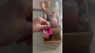 🌊Organizing skincare🌊 And some nail stuff also make up tiktokspedup skincare taylorswift [upl. by Aiclid]