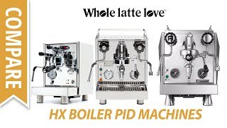 PID HX Boiler Espresso Machines Bezzera BZ07 Profitec Pro 500 PID and Rocket Evoluzione R Giotto [upl. by Halyak]