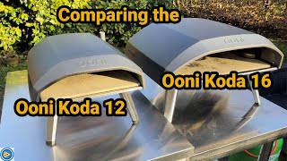 Comparing the Ooni Koda 12 and Ooni Koda 16 Pizza Ovens  PIZZA BEGINNERS GUIDE [upl. by Evanthe26]