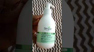 Simple Active Skin Barrier Care Replenishing Cream Face Cleanser  short youtubeshorts simple [upl. by Jarv]