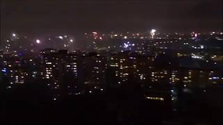 Berlin brennt Silvester in Berlin 2016  2017 Feuerwerk über den Dächern von Berlin [upl. by Leddy]