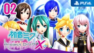 Project Diva X HD 【PS4】 02 │ No Commentary Gameplay Playthrough [upl. by Luas]