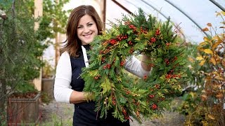 How to Make A Winter Wreath [upl. by Adalheid]