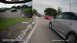 Himalayan 452 Sherpa  Dashcam VSYSTO B6L Raw Test [upl. by Akers]