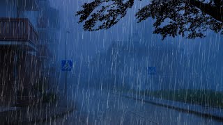 Barulho de Chuva para Dormir Profundamente e Relaxar â›ˆ Som de Chuva Forte Vento e Trovoadas 3 ASMR [upl. by Garnes473]