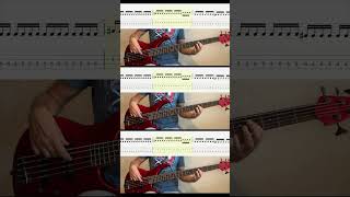 LOUNA  1984 Bass intro verse 11 amp Tabs basstabs basscover bass [upl. by Ilram770]