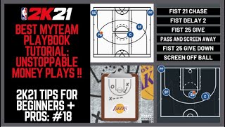 NBA 2K21 MyTeam Playbook Tutorial How to Score Easily with Best Money Plays  Playbook MyTeam 18 [upl. by Inavoig179]