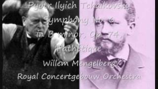 Tchaikovsky Symphony No6 quotPathetiquequot Mengelberg [upl. by France]