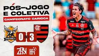 NOVA IGUAÇU X FLAMENGO  CARIOCÃO 2024  PÓSJOGO E COLETIVA AO VIVO [upl. by Cudlip]