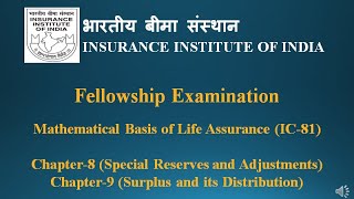 IC81 Fellow Exam Chapter 8amp9 MCQ  Special Reserves  Surplus amp Dis ic81 insurancexam fellowexam [upl. by Elleraj]