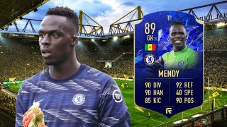 89 TOTY HONOURABLE MENTIONS MENDY PLAYER REVIEW  FIFA 22 ULTIMATE TEAM [upl. by Dhaf]