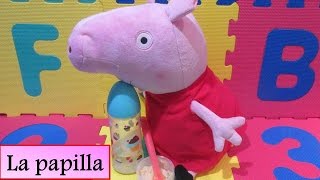 Peppa Pig come papilla  Videos de Peppa Pig en español [upl. by Bolte370]