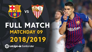 FC Barcelona vs Sevilla FC 42 J09 20182019  FULL MATCH [upl. by Ahsykal]