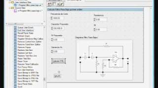 Actividad 1 Programación de Filtro Pasa bajas en Labwindows 33 [upl. by Hgierb517]